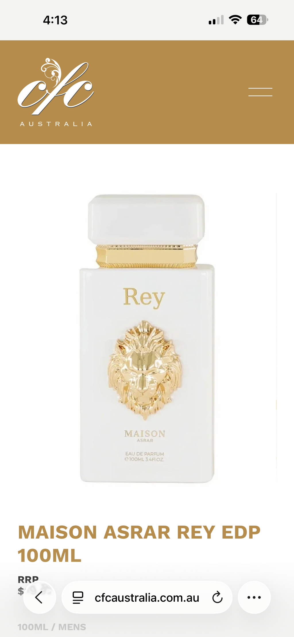 Rey 100ml EDP Maison Asrar