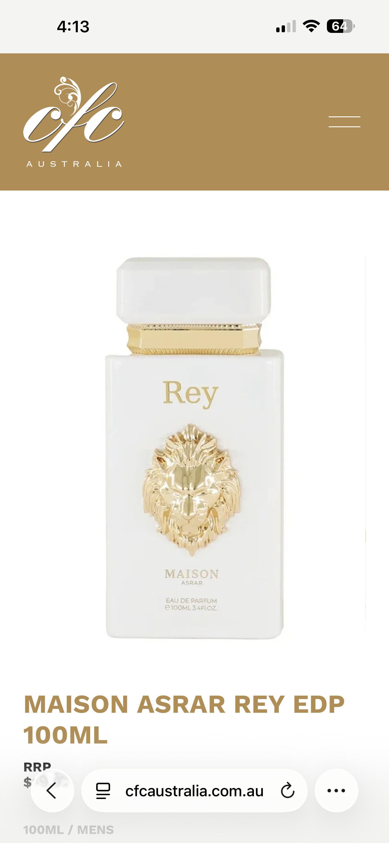 Rey 100ml EDP Maison Asrar