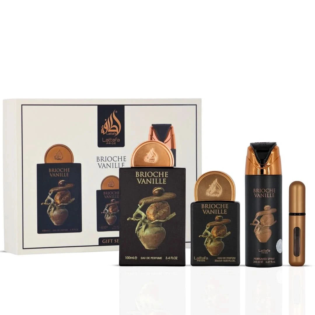 Lattafa Pride Brioche Vanille 100ml EDP (Gift Set)