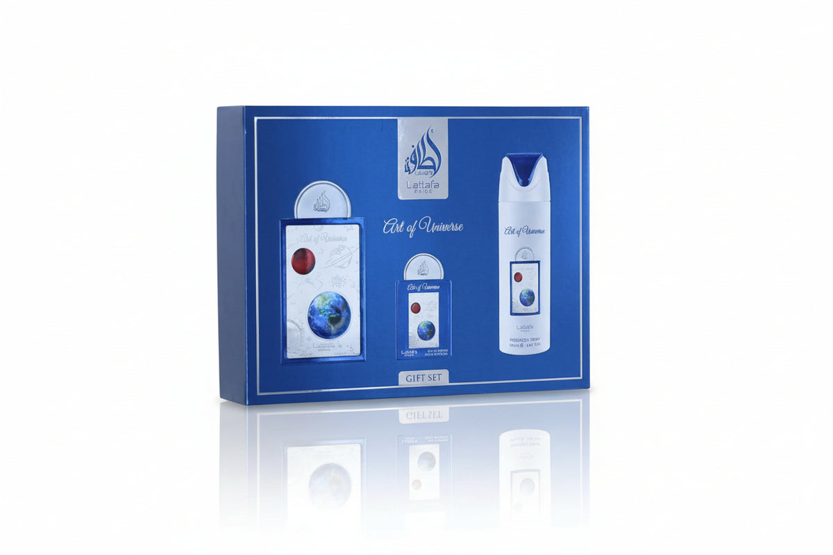 Lattafa Art of Universe 100ml EDP Gift Set 3 pc