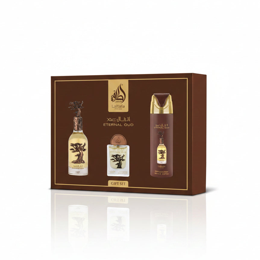 Lattafa Eternal Oud 100ml EDP Gift Set 3 pc