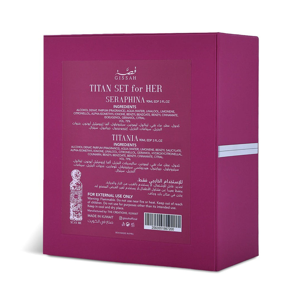 Gissah Titan Her - 2x90 ml EDP