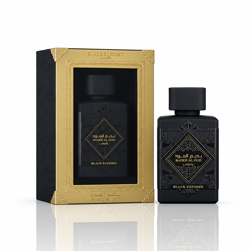 Lattafa Bade'e Al Oud Black Exposed Eau de parfum Spray 100ml