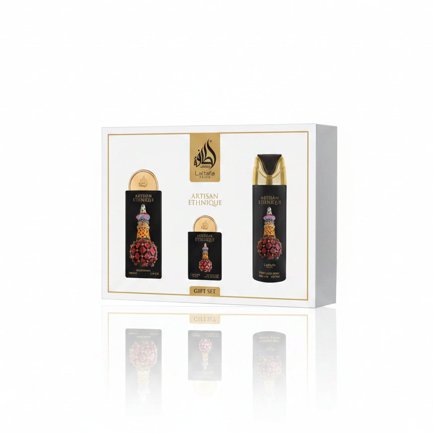 Lattafa Artisan Ethnique 100ml EDP 3pc Gift Set
