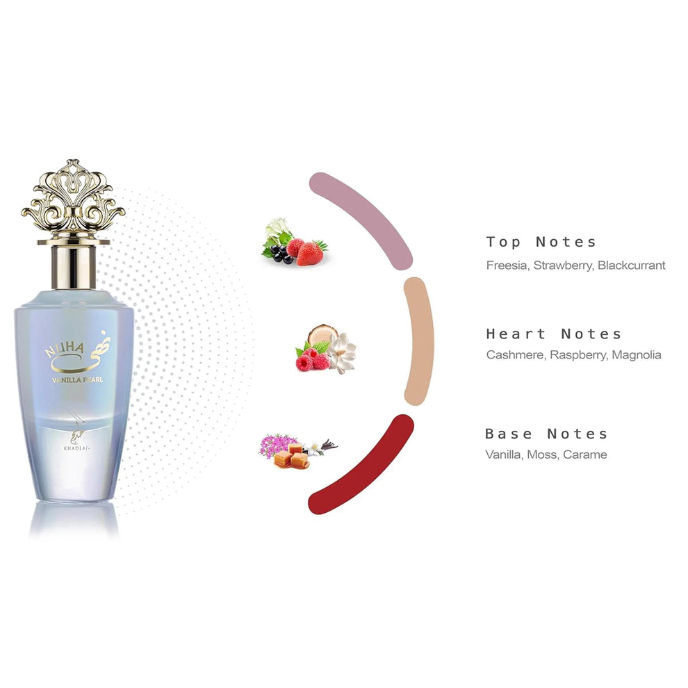 Nuha Vanilla Pearl Perfume 85ml EDP Khadlaj