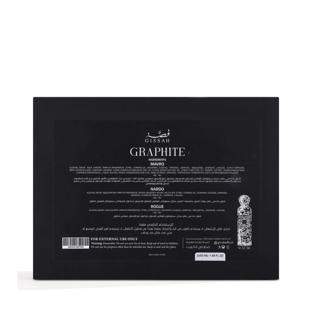 Gissah Graphite Set- 3x50ml