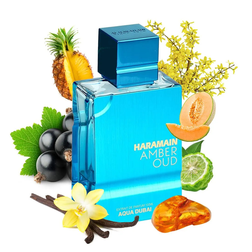 Haramain Amber Oud Aqua Dubai 100ml  Extrait De Parfum